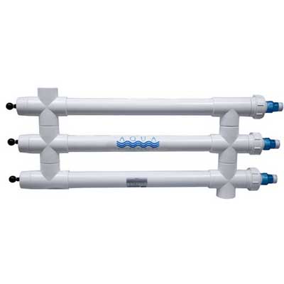 A00122 Aqua UV Classic - 120 Watt Clarifier/Sterilizer - White - 2" Ports
